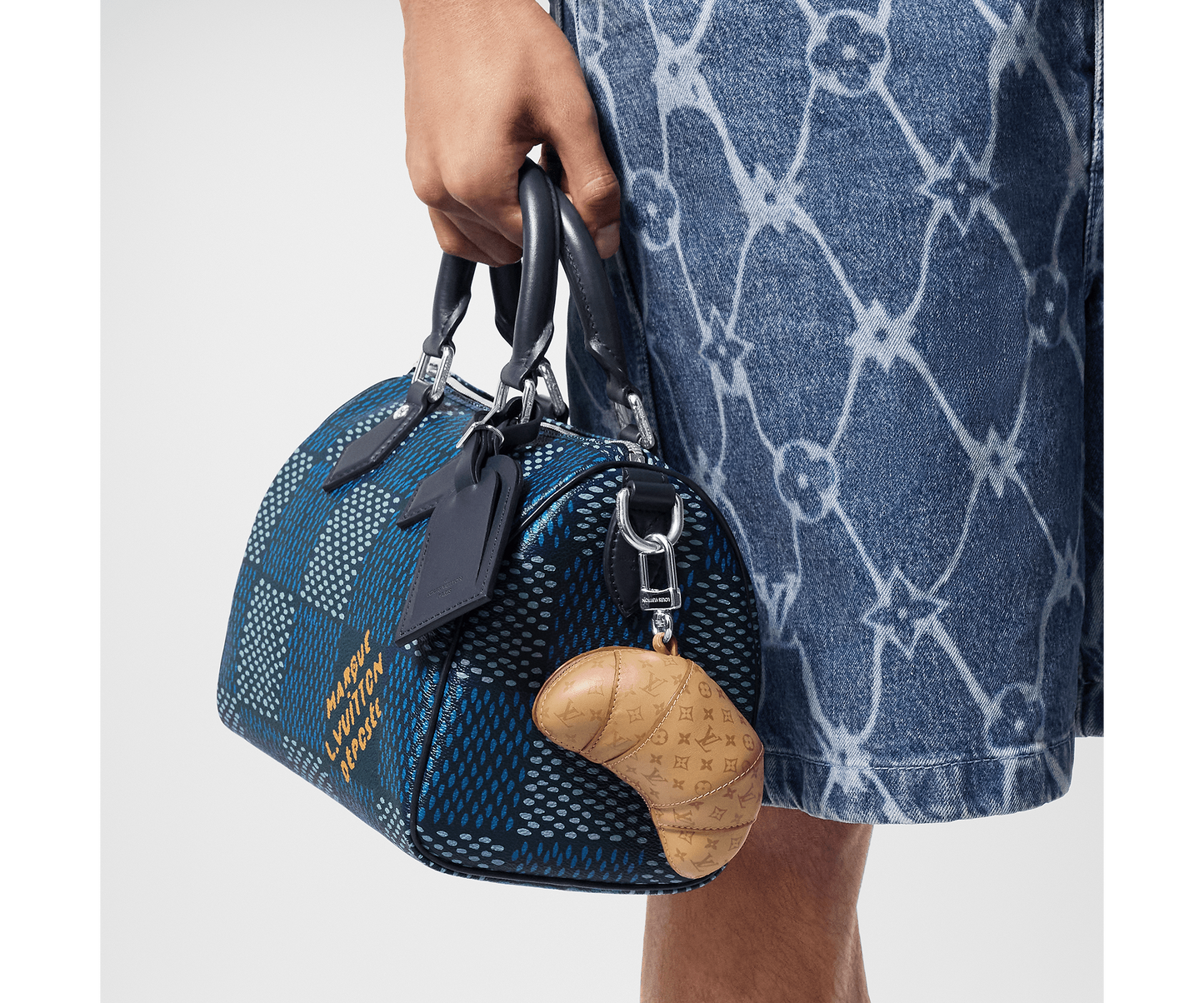 LV Croissant Bag Charm