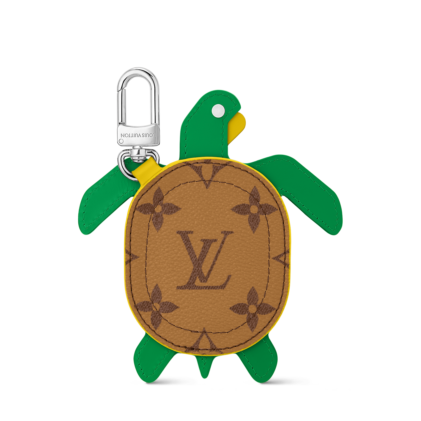 LV Turtle Pouch Bag Charm