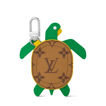 LV Turtle Pouch Bag Charm