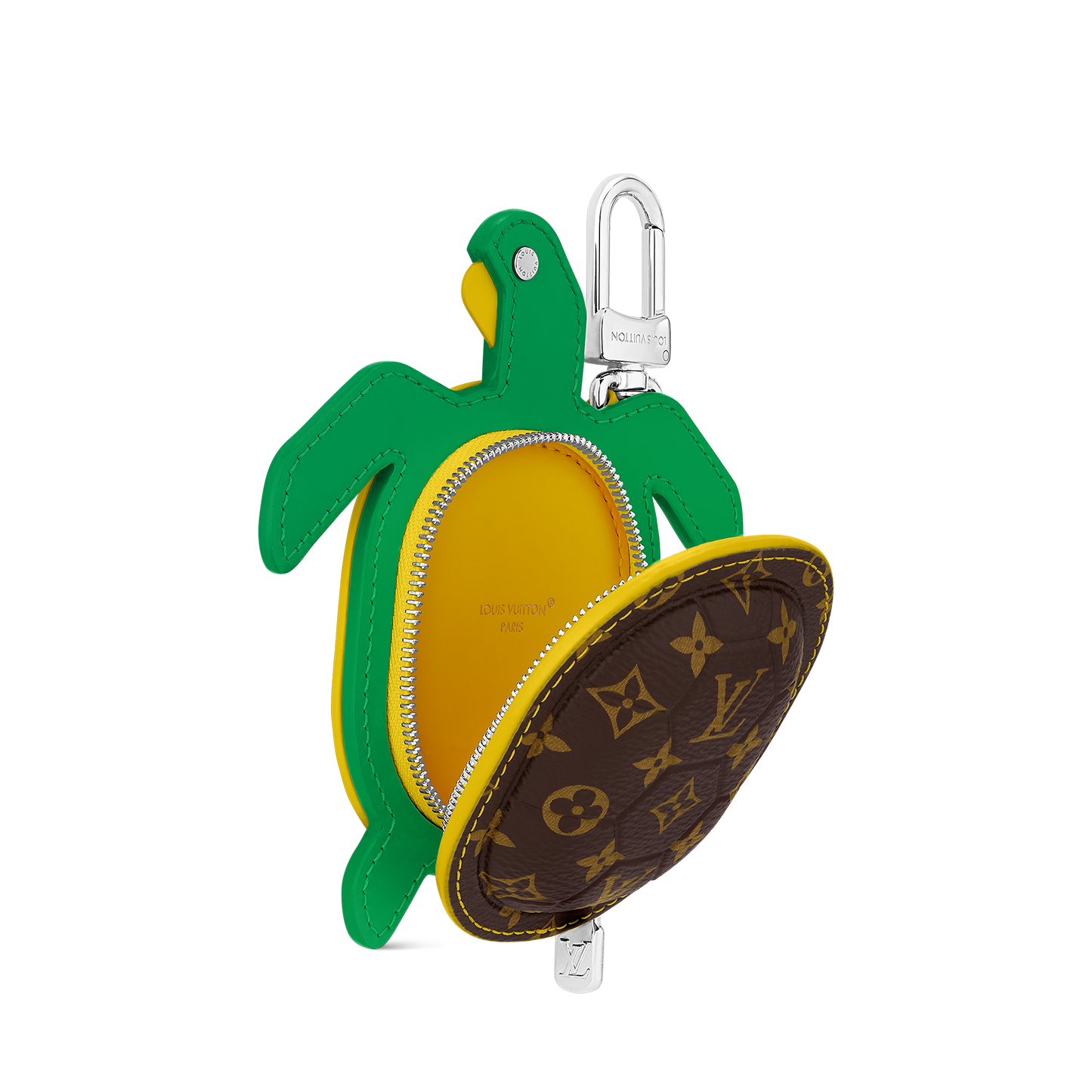 LV Turtle Pouch Bag Charm