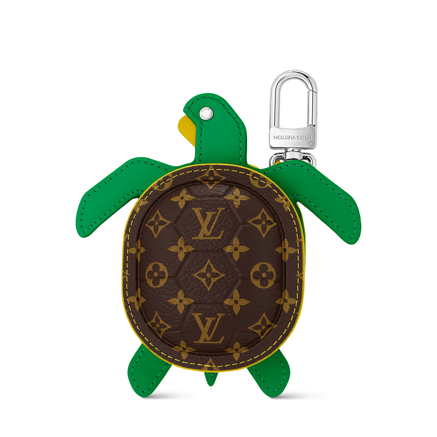 LV Turtle Pouch Bag Charm