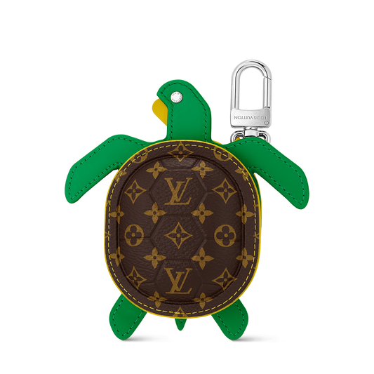 LV Turtle Pouch Bag Charm