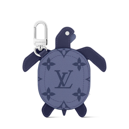 LV Turtle Pouch Bag Charm