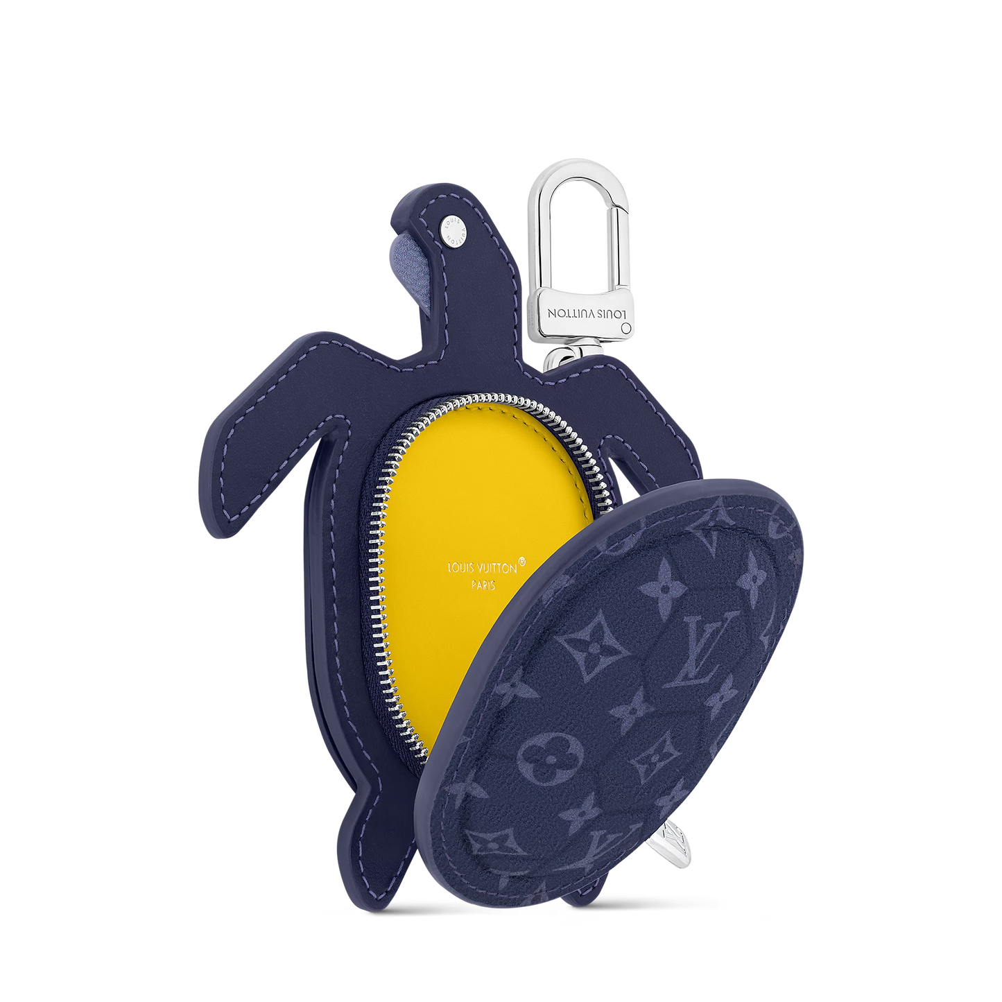 LV Turtle Pouch Bag Charm