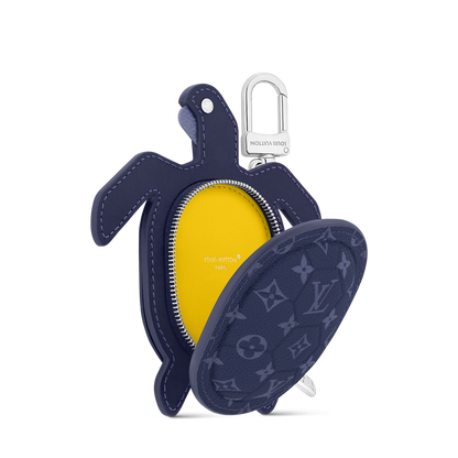 LV Turtle Pouch Bag Charm