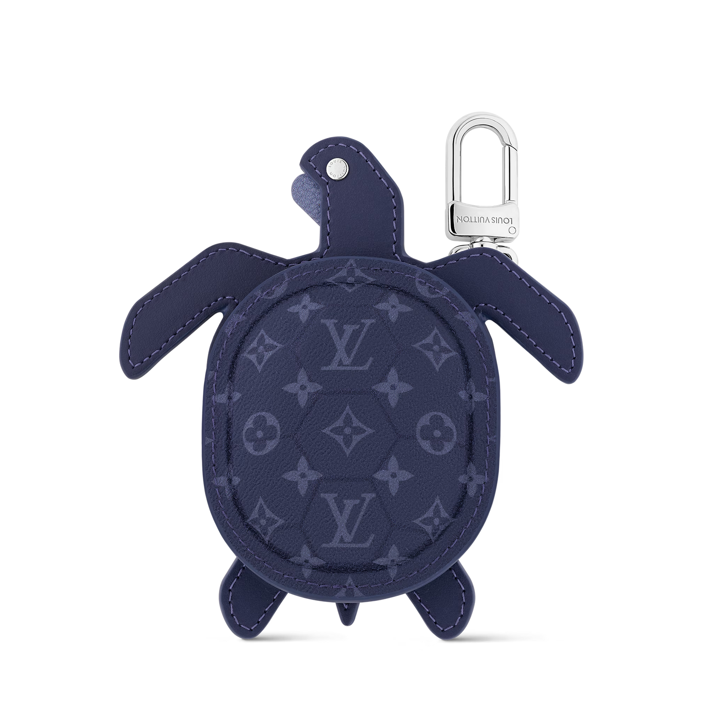 LV Turtle Pouch Bag Charm