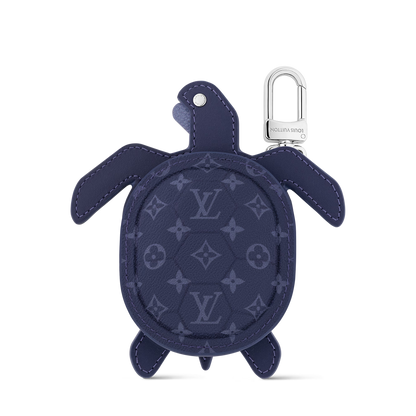 LV Turtle Pouch Bag Charm