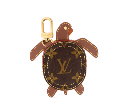 LV Turtle Pouch Bag Charm