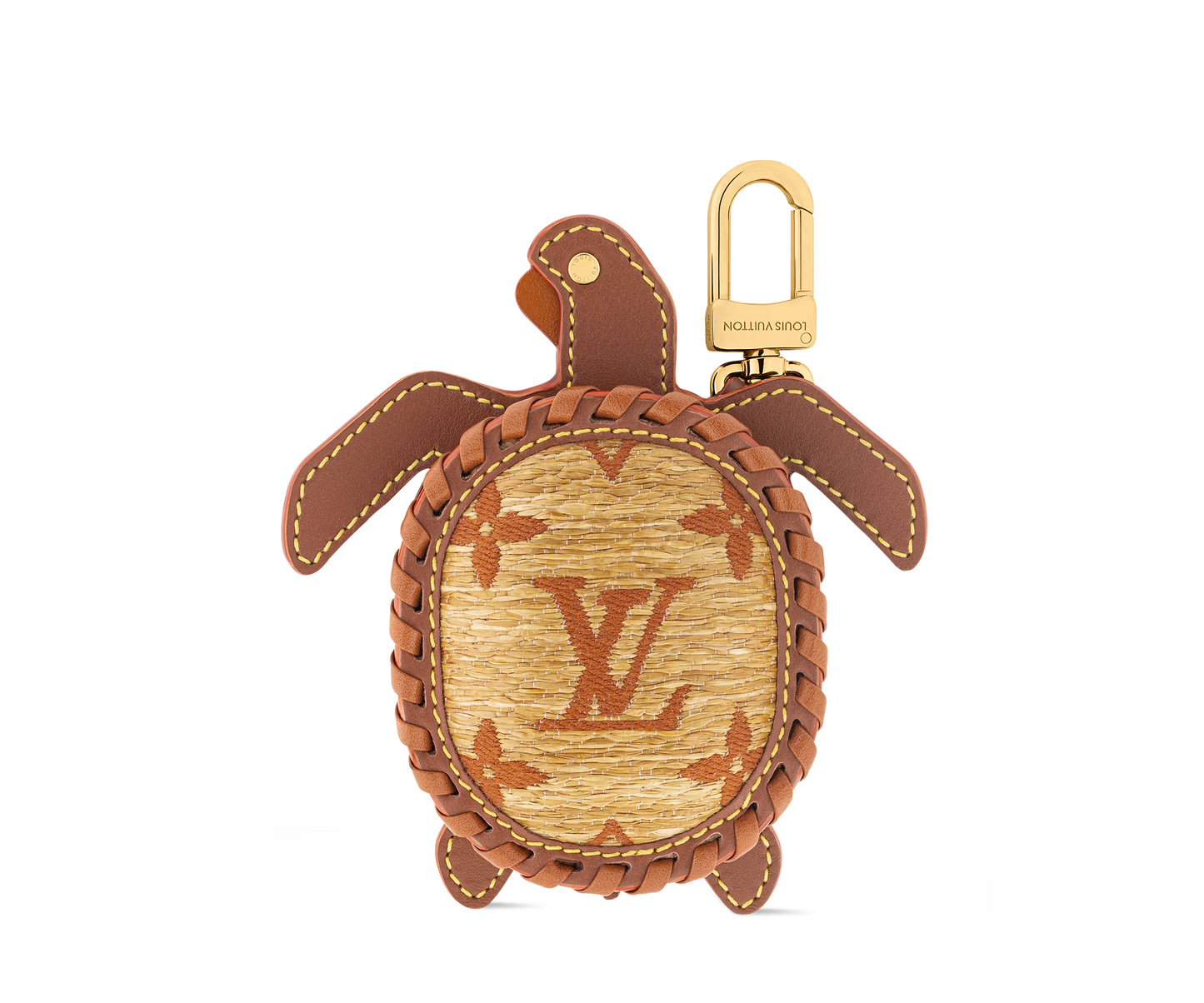 LV Turtle Pouch Bag Charm