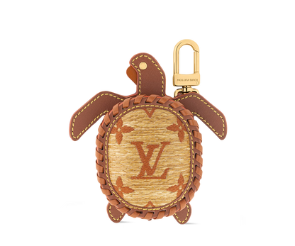 LV Turtle Pouch Bag Charm