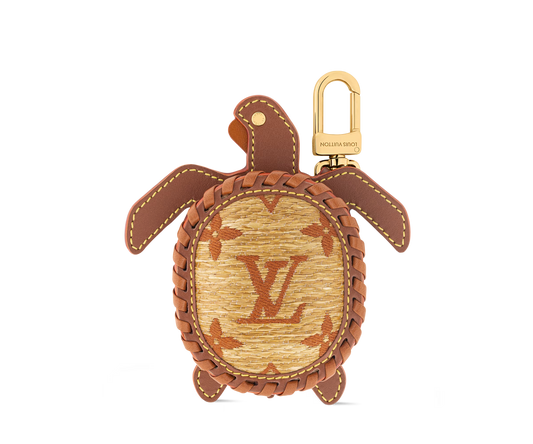 LV Turtle Pouch Bag Charm
