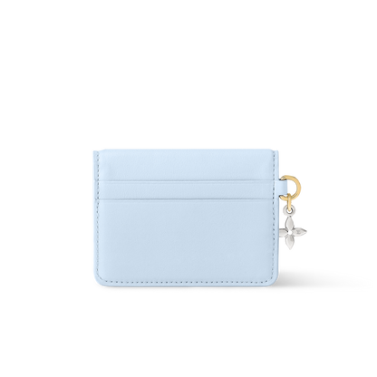Tiny Recto Verso Card Holder LV Bloom