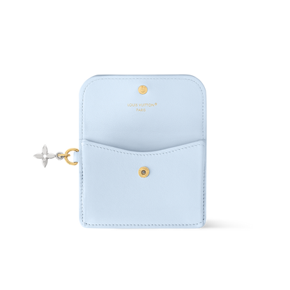 Tiny Recto Verso Card Holder LV Bloom