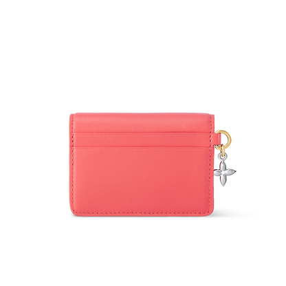 Tiny Recto Verso Card Holder LV Bloom