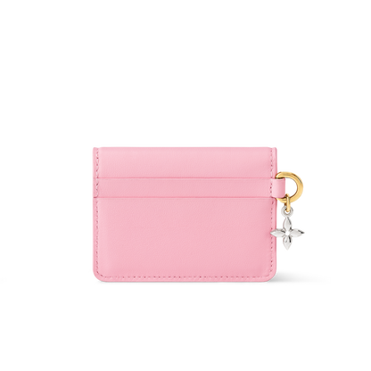 Tiny Recto Verso Card Holder LV Bloom