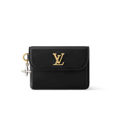 Tiny Recto Verso Card Holder LV Bloom