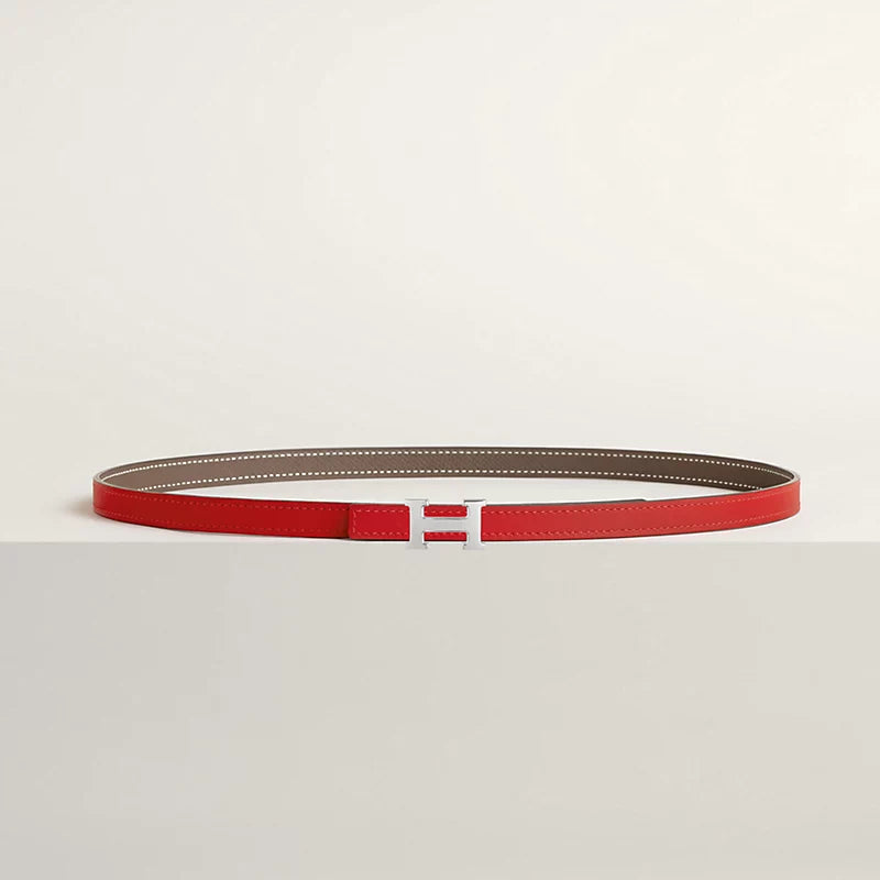 Mini 5382 belt buckle & Reversible leather strap 13 mm