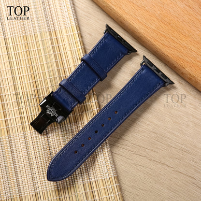 Watch Strap Swift Leather for Apple Watch, Mechanical Watch