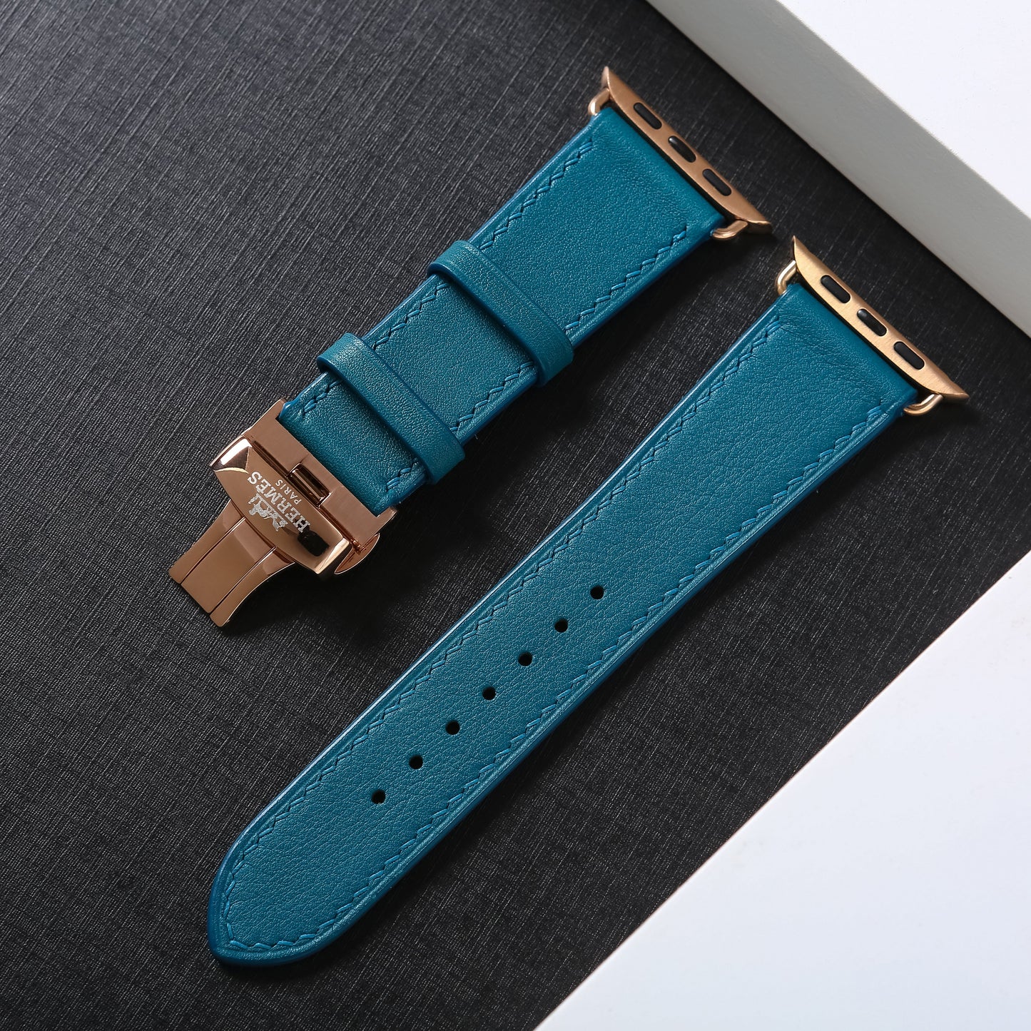 Watch Strap Swift Leather for Apple Watch, Mechanical Watch