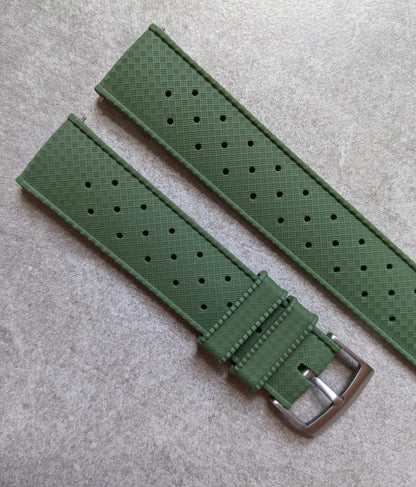 FKM Tropic Rubber Strap - Olive Green