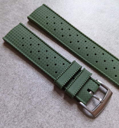 FKM Tropic Rubber Strap - Olive Green