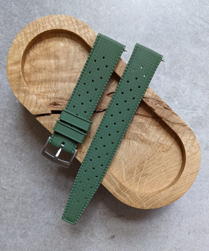 FKM Tropic Rubber Strap - Olive Green